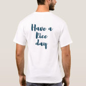 それらの特別の日のためのこのワイシャツをカスタマイズ! Tシャツ (裏面)