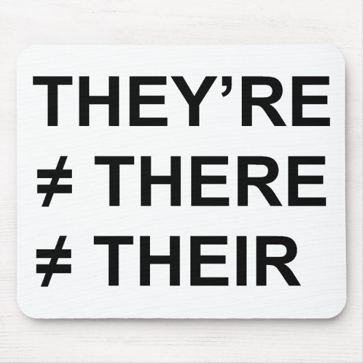 それらはそこにありません マウスパッド (正面)