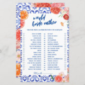 それらはむしろ花嫁のゲームカードをシャワー (正面/裏面)