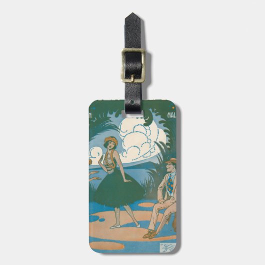 それらはハワイの` Emをより高く身に着けています ラゲッジタグ (正面縦)