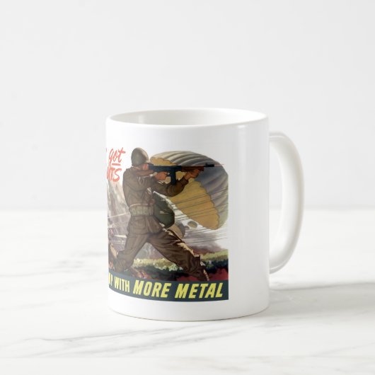 それらは内臓を持っています -- 第2次世界大戦 コーヒーマグカップ (正面右)