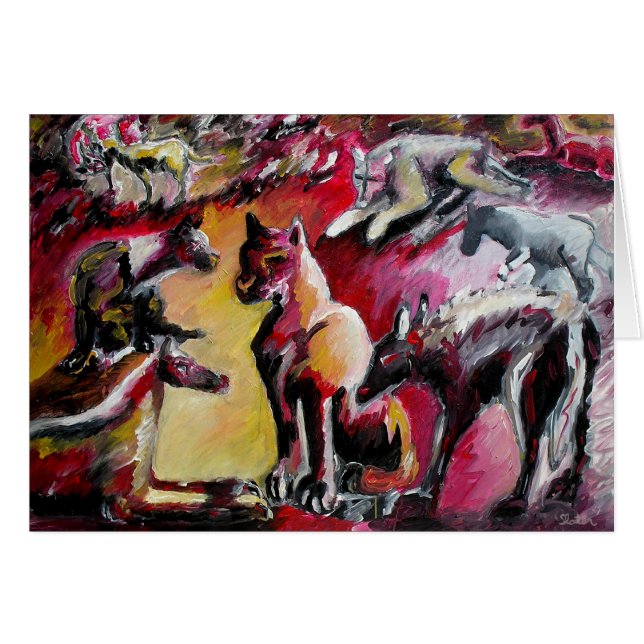 それらは彼を-カード崇拝しました (正面横)