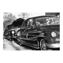 "それらは日だった"ヴィンテージクラシック車のポスター