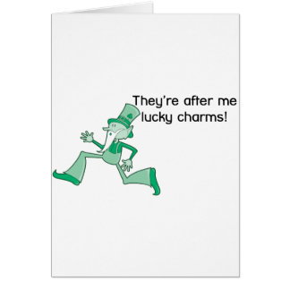 それらは私の後に幸運なチャームです