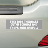 それらは聖書に学校外のバンパーステッカーを取りました バンパーステッカー (車上)