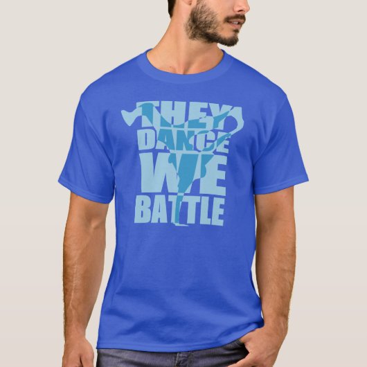 それらは、私達戦います踊ります(白) Tシャツ (正面)