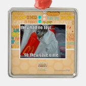 それらはtoyzを有しませんでした メタルオーナメント (正面)