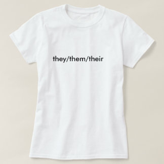 それらまたはそれらまたは代名詞のワイシャツ Tシャツ