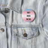 それらまたはそれらまたは彼等の物代名詞ボタン 缶バッジ (インサイチュ)