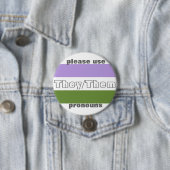 それらまたはそれら代名詞ボタンPin 缶バッジ (インサイチュ)