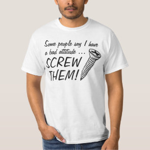 それらをねじで締めて下さい! Tシャツ