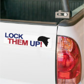 それらをロックして下さい バンパーステッカー (トラック上)