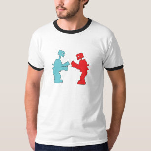 それらを強打しますそれらをロボット揺すって下さい Tシャツ