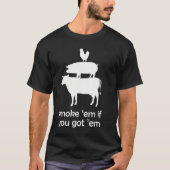 それらを得たらそれらを煙らして下さい Tシャツ (正面)