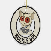それらを愛しなさいことを示すためにあなたの子供にベルトを付けて下さい セラミックオーナメント (右)
