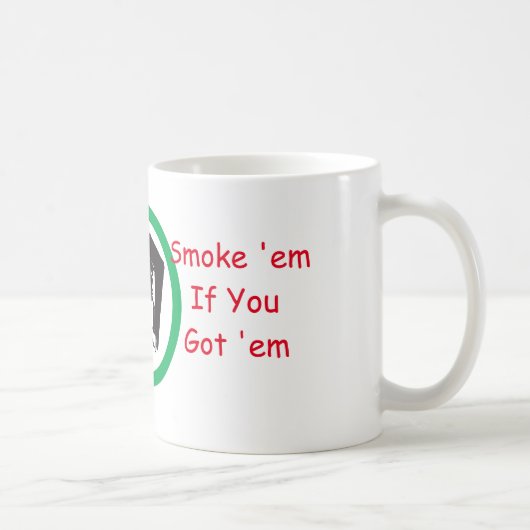それらを煙らして下さい コーヒーマグカップ (右)