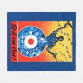 それらを王室のなカナダ空軍出して下さい フリースブランケット (正面(横))