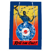 それらを王室のなカナダ空軍出して下さい ミディアムペーパーバッグ (裏面)