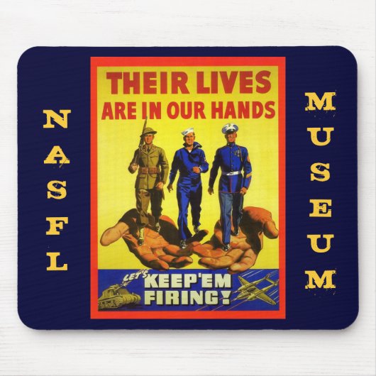 それらを発砲保って下さい マウスパッド (正面)