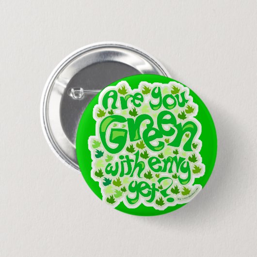 それらを羨望と緑にして下さい 缶バッジ (正面&裏面)