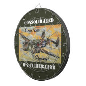 それらを飛行保って下さい! 第二次世界大戦対エンジンの爆撃機 ダーツボード (正面右)