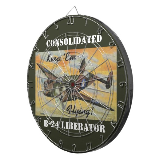 それらを飛行保って下さい! 第二次世界大戦対エンジンの爆撃機 ダーツボード (正面右)