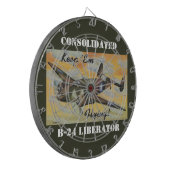 それらを飛行保って下さい! 第二次世界大戦対エンジンの爆撃機 ダーツボード (正面左)