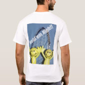 それらを高いTシャツ握って下さい Tシャツ (裏面)