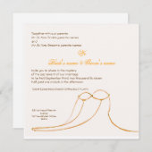 それらを…戴冠させて下さい 招待状 (正面/裏面)