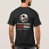 それら骨Blk MGKのティー Tシャツ (裏面)