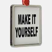 それをあなた自身作って下さい メタルオーナメント (右)