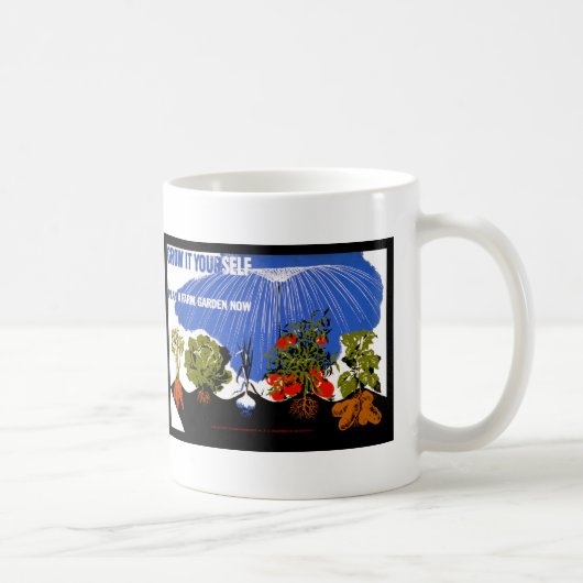 それをあなた自身~の植物農場の庭今育てて下さい コーヒーマグカップ (右)