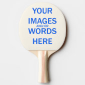 それをあなた自身-卓球ラケット2の側面の印刷して下さい 卓球ラケット (裏面)