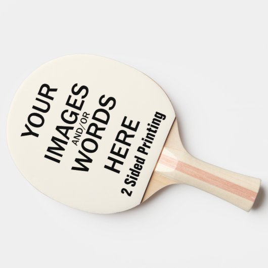 それをあなた自身-卓球ラケット2の側面の印刷して下さい 卓球ラケット (横)