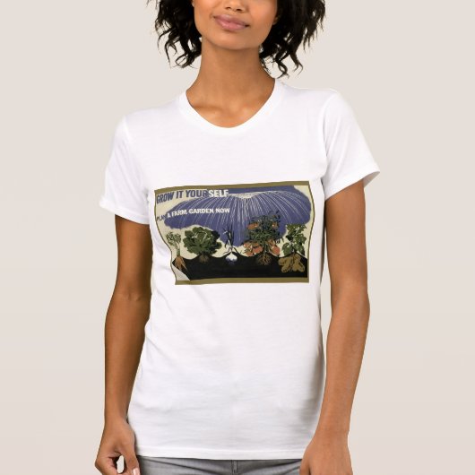 それをあなた自身-庭育てて下さい Tシャツ (正面)