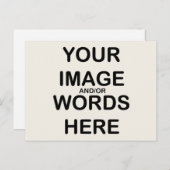 それをあなた自身-郵便はがきのクリスマス及びRSVPして下さい シーズンポストカード (正面/裏面)