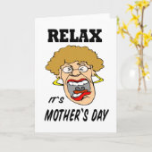 それをあります母の日の挨拶状がリラックスして下さい カード (黄色い花)