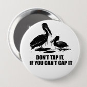 それをおおうことができなかったらそれを叩かないで下さい 缶バッジ (正面&裏面)