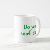 それをかぎますか。 コーヒーマグカップ (正面右)