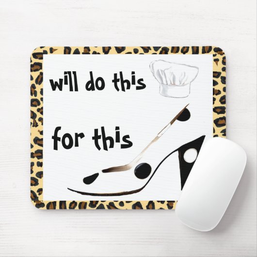 それをして下さい-靴のために調理します マウスパッド (マウス)