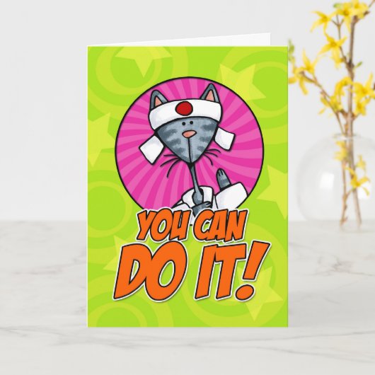 それをすることができます! カード (黄色い花)