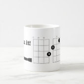 それをつま弾いて下さい! コーヒーマグカップ (中央)