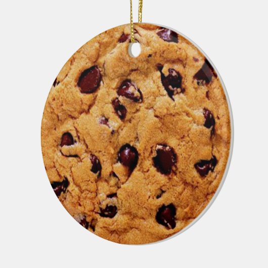 それをのチョコチップクッキー個人化して下さい セラミックオーナメント (左)