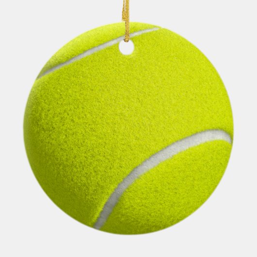それをのテニス・ボール個人化して下さい セラミックオーナメント (裏面)