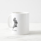 それをひっくり返して下さい! コーヒーマグカップ (正面左)