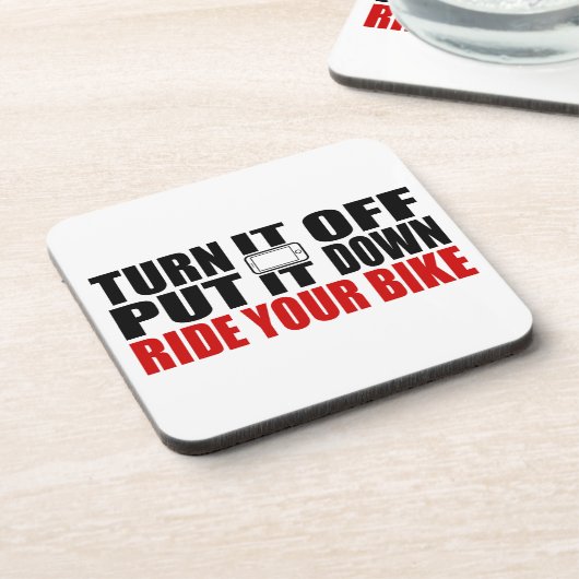 それをオフにして、それを置き、あなたの自転車に乗る コースター (左側)