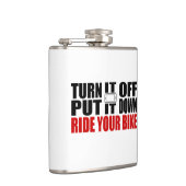 それをオフにして、それを置き、あなたの自転車に乗る フラスク (右)