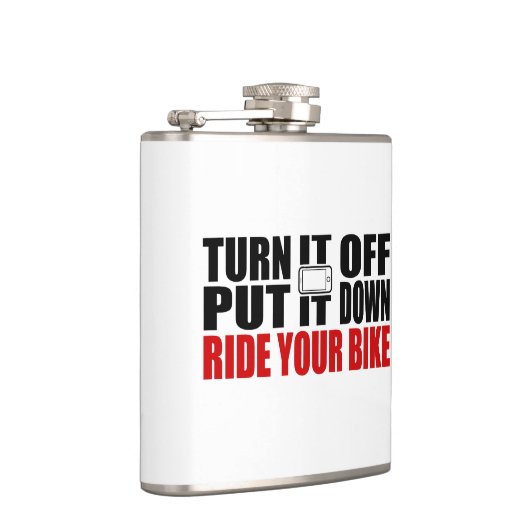 それをオフにして、それを置き、あなたの自転車に乗る フラスク (右)