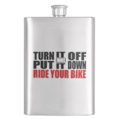 それをオフにして、それを置き、あなたの自転車に乗る フラスク (正面)