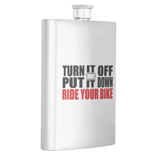 それをオフにして、それを置き、あなたの自転車に乗る フラスク (右)